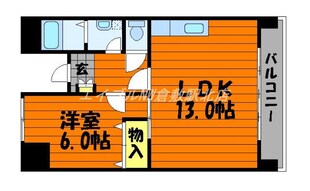 シャインコートチボリの物件間取画像